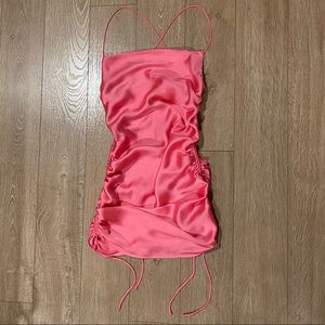 💕Pink Ruched Mini Dress💕